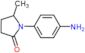 1-(4-aminophenyl)-5-methylpyrrolidin-2-one