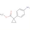 Cyclopropanecarboxylic acid, 1-(4-aminophenyl)-, methyl ester