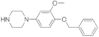 1-(4-BENZYLOXY-3-METHOXY-PHENYL)-PIPERAZINE