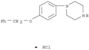 Piperazine,1-[4-(phenylmethoxy)phenyl]-, hydrochloride (1:1)