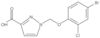 1-[(4-Bromo-2-chlorophenoxy)methyl]-1H-pyrazole-3-carboxylic acid