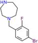 1-[(4-Bromo-2-fluorophenyl)methyl]hexahydro-1H-1,4-diazepine