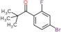 1-(4-bromo-2-fluoro-phenyl)-2,2-dimethyl-propan-1-one