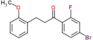 1-(4-bromo-2-fluoro-phenyl)-3-(2-methoxyphenyl)propan-1-one
