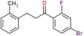 1-(4-bromo-2-fluoro-phenyl)-3-(o-tolyl)propan-1-one