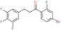 1-(4-bromo-2-fluoro-phenyl)-3-(3,4,5-trifluorophenyl)propan-1-one