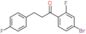1-(4-bromo-2-fluoro-phenyl)-3-(4-fluorophenyl)propan-1-one