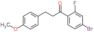 1-Propanone, 1-(4-bromo-2-fluorophenyl)-3-(4-methoxyphenyl)-