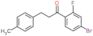 1-Propanone, 1-(4-bromo-2-fluorophenyl)-3-(4-methylphenyl)-