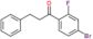 1-(4-bromo-2-fluoro-phenyl)-3-phenyl-propan-1-one