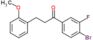 1-(4-bromo-3-fluoro-phenyl)-3-(2-methoxyphenyl)propan-1-one