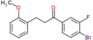 1-Propanone, 1-(4-bromo-3-fluorophenyl)-3-(2-methoxyphenyl)-