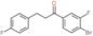 1-(4-bromo-3-fluoro-phenyl)-3-(4-fluorophenyl)propan-1-one