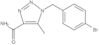 1H-1,2,3-Triazole-4-carboxamide, 1-[(4-bromophenyl)methyl]-5-methyl-