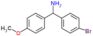 (4-bromophenyl)-(4-methoxyphenyl)methanamine