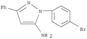 1H-Pyrazol-5-amine,1-(4-bromophenyl)-3-phenyl-