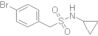 1-(4-bromophenyl)-N-cyclopropylmethanesulfonamide