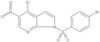 1-[(4-Bromophenyl)sulfonyl]-4-chloro-5-nitro-1H-pyrrolo[2,3-b]pyridine