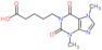 5-(3,7-dimethyl-2,6-dioxo-2,3,6,7-tetrahydro-1H-purin-1-yl)pentanoic acid