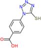 4-(2,5-Dihydro-5-thioxo-1H-tetrazol-1-yl)benzoic acid