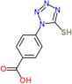 4-(5-sulfanyl-1H-tetrazol-1-yl)benzoic acid