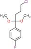 1-(4-Chloro-1,1-dimethoxybutyl)-4-fluorobenzene