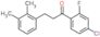 1-(4-chloro-2-fluoro-phenyl)-3-(2,3-dimethylphenyl)propan-1-one