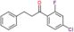 1-(4-chloro-2-fluoro-phenyl)-3-phenyl-propan-1-one