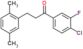 1-Propanone, 1-(4-chloro-3-fluorophenyl)-3-(2,5-dimethylphenyl)-