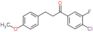 1-Propanone, 1-(4-chloro-3-fluorophenyl)-3-(4-methoxyphenyl)-