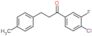 1-(4-chloro-3-fluoro-phenyl)-3-(p-tolyl)propan-1-one