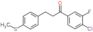 1-(4-chloro-3-fluoro-phenyl)-3-(4-methylsulfanylphenyl)propan-1-one