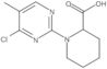 Ácido 1-(4-cloro-5-metil-2-pirimidinil)-2-piperidinocarboxílico