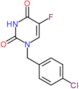 1-(4-chlorobenzyl)-5-fluoropyrimidine-2,4(1H,3H)-dione