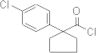 1-(4-Chlorophenyl)-1-cyclopentanecarbonylchloride