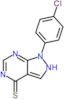 1-(4-chlorophenyl)-1,2-dihydro-4H-pyrazolo[3,4-d]pyrimidine-4-thione