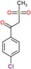 1-(4-chlorophenyl)-2-(methylsulfonyl)ethanone