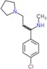 1-(4-chlorophenyl)-N-methyl-3-pyrrolidin-1-ylpropan-1-amine