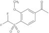1-[4-[(Difluoromethyl)sulfonyl]-3-methoxyphenyl]ethanone