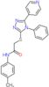 N-(4-metilfenil)-2-{[4-fenil-5-(piridin-4-il)-4H-1,2,4-triazol-3-il]solfanil}acetamide