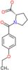 (2R)-1-[(4-ethoxyphenyl)carbonyl]pyrrolidine-2-carboxylate