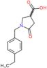 1-(4-ethylbenzyl)-5-oxopyrrolidine-3-carboxylic acid