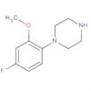 Piperazine, 1-(4-fluoro-2-methoxyphenyl)-