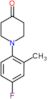 1-(4-fluoro-2-methyl-phenyl)piperidin-4-one