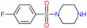 1-[(4-fluorophenyl)sulfonyl]piperazine