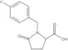 1-[(4-Fluorophenyl)methyl]-5-oxoproline