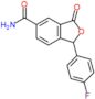 1-(4-fluorophenyl)-3-oxo-1H-isobenzofuran-5-carboxamide