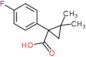 1-(4-fluorophenyl)-2,2-dimethyl-cyclopropanecarboxylic acid