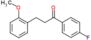 1-(4-fluorophenyl)-3-(2-methoxyphenyl)propan-1-one