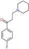 1-(4-fluorophenyl)-3-(piperidin-1-yl)propan-1-one hydrochloride (1:1)